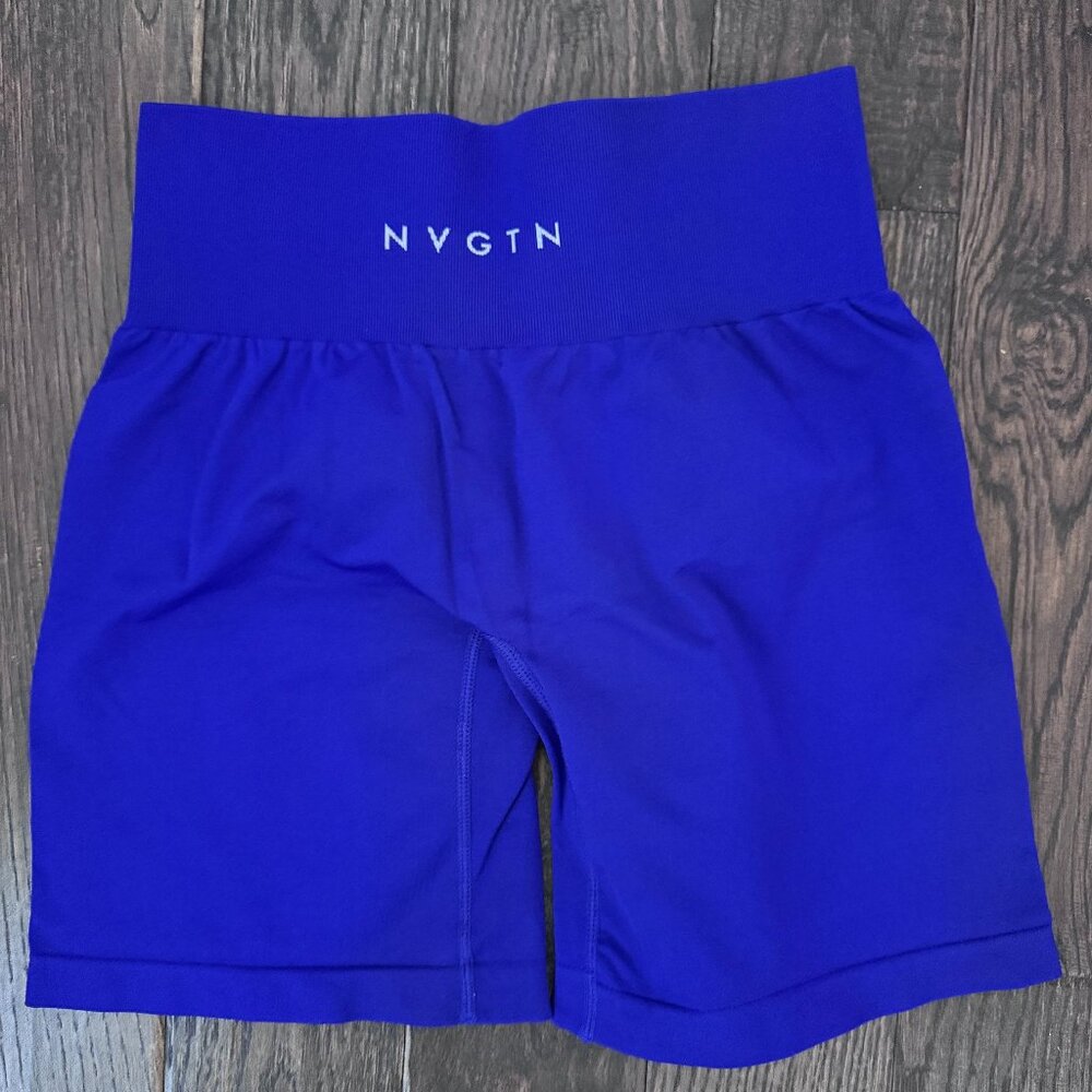 NVGTN Cobalt Solid Seamless Shorts